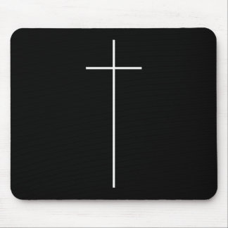 Simple Cross Religious Crucifix Christian Catholic Mouse Mat