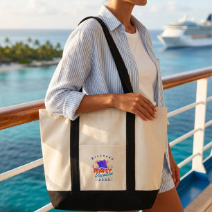 Simple Cruise Day Excursion Personalise Tote Bag