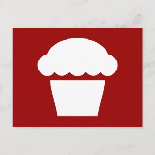 simple cupcake postcard