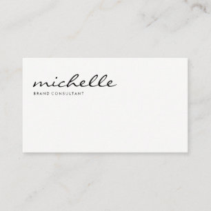 Simple Cursive   Professional Business Card