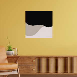 Simple Curved Line Art - Minimalist Arc Poster