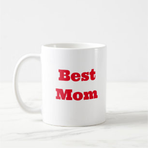 Simple Custom Best Mom Coffee Mug