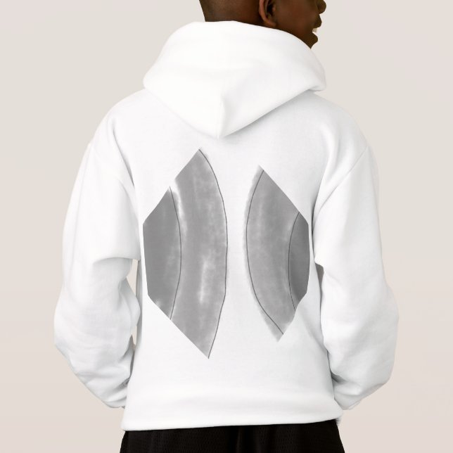 simple custom BLACK mandala monogram add your name (Back)