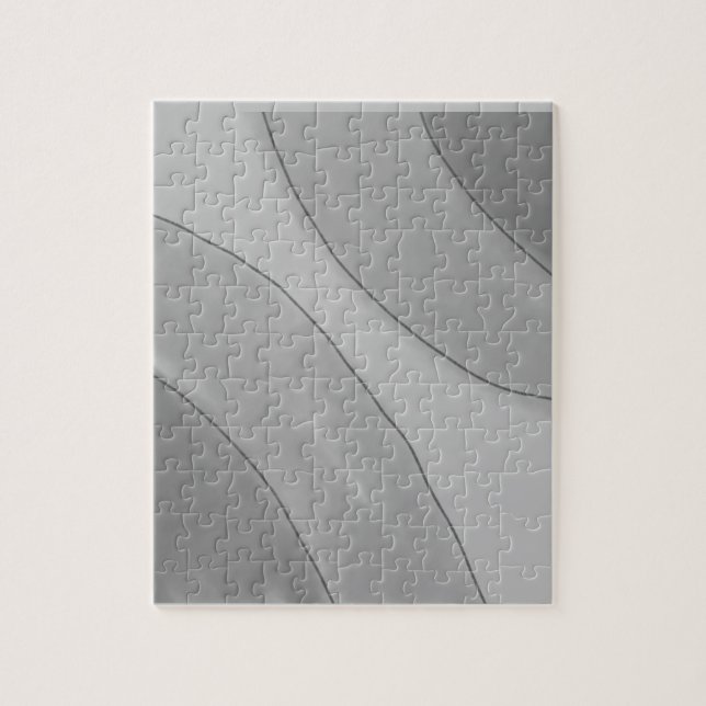 simple custom BLACK mandala monogram add your name Jigsaw Puzzle (Vertical)