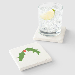 simple custom blue purple black leaves add your t stone coaster