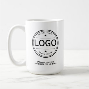 Simple Custom Business Logo Coffee Mug