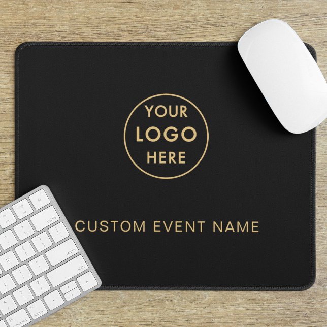 Simple Custom Business Logo Event Promotion Mouse Mat (Creator Uploaded)