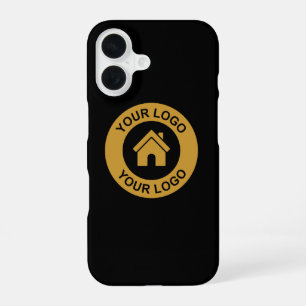 Simple Custom Business Logo iPhone 16 Case
