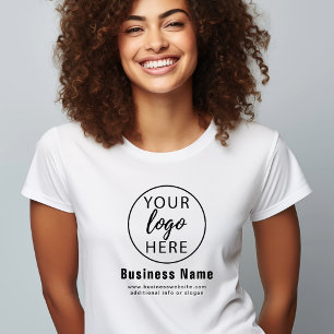 Simple Custom Business Logo Tri-Blend Shirt