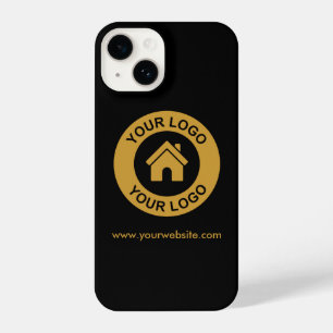 Simple Custom Business Logo Website iPhone 14 Case