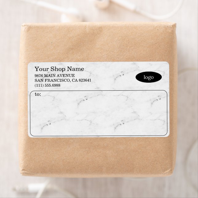 Simple Custom business shipping labels (Insitu)