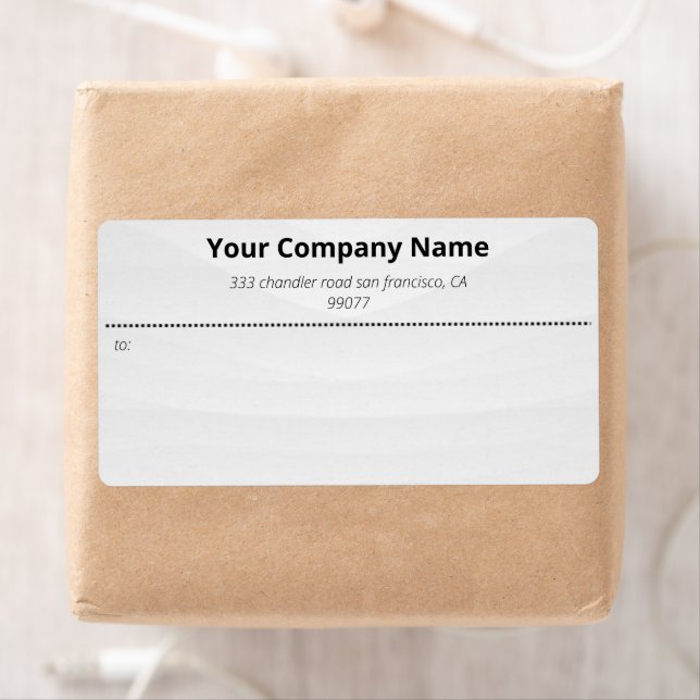 Simple Custom Business Shipping Labels (Insitu)