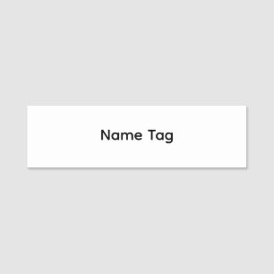 Simple Custom Classic Name Tag