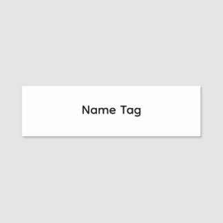 Simple Custom | Classic Name Tag