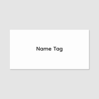 Simple Custom | Classic Name Tag