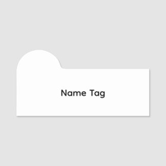 Simple Custom | Classic Name Tag