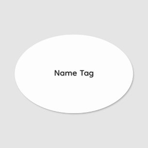 Simple Custom   Classic Name Tag