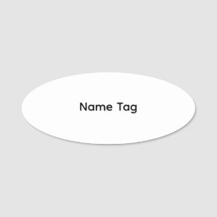 Simple Custom   Classic Name Tag
