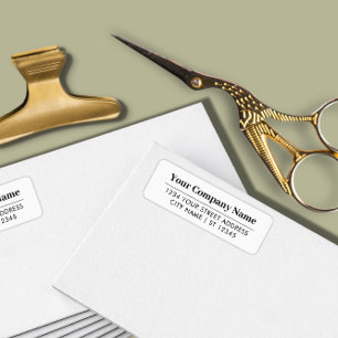 Simple Custom Company Business Return Address