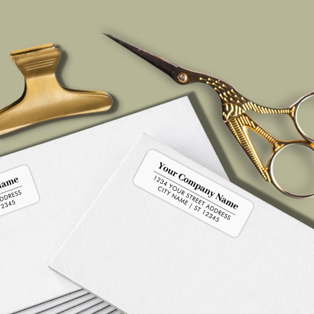 Simple Custom Company Business Return Address (Creator Uploaded)