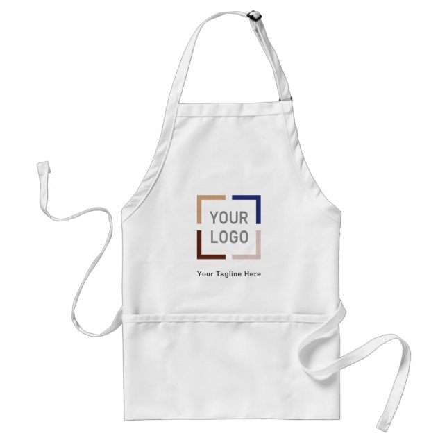 Simple Custom Company Logo personalised Adult Apro Standard Apron (Front)