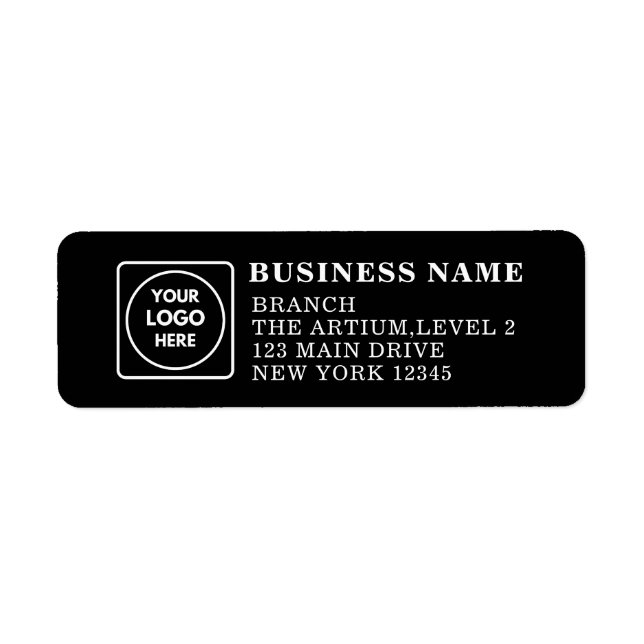 Simple Custom Company Logo Professional Business  (Front)