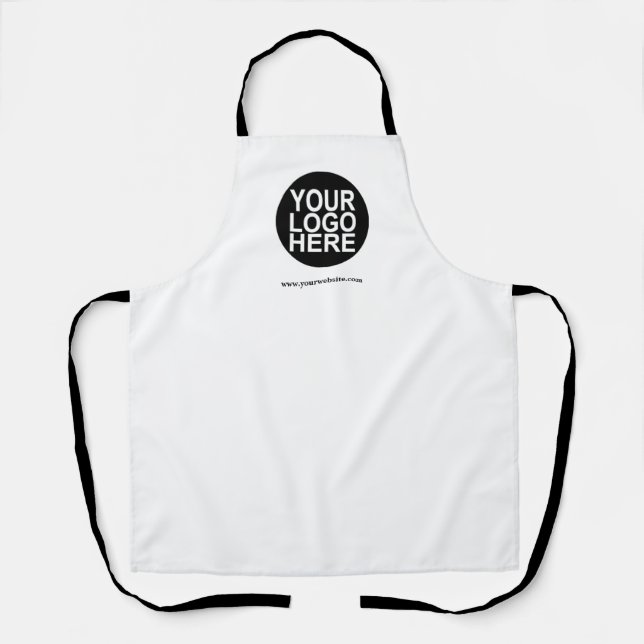 Simple Custom Company Logo Promotional Apron (Front)