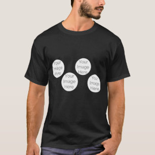 Simple custom create your own photo collage  T-Shirt