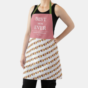 Simple Custom Design Best Mom Ever Mothers Gift Apron