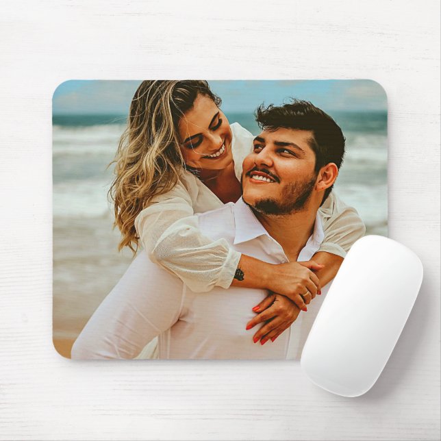 Simple Custom Design Photo Personalised Mouse Mat (With Mouse)