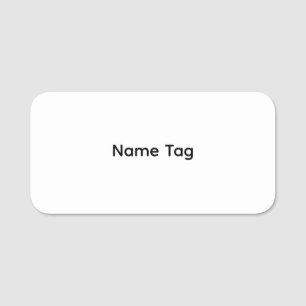 Simple Custom Dry Erase Name Tag