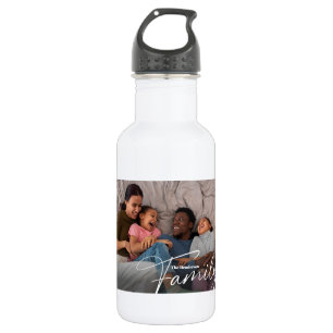 Simple Custom Family Photo 532 Ml Water Bottle