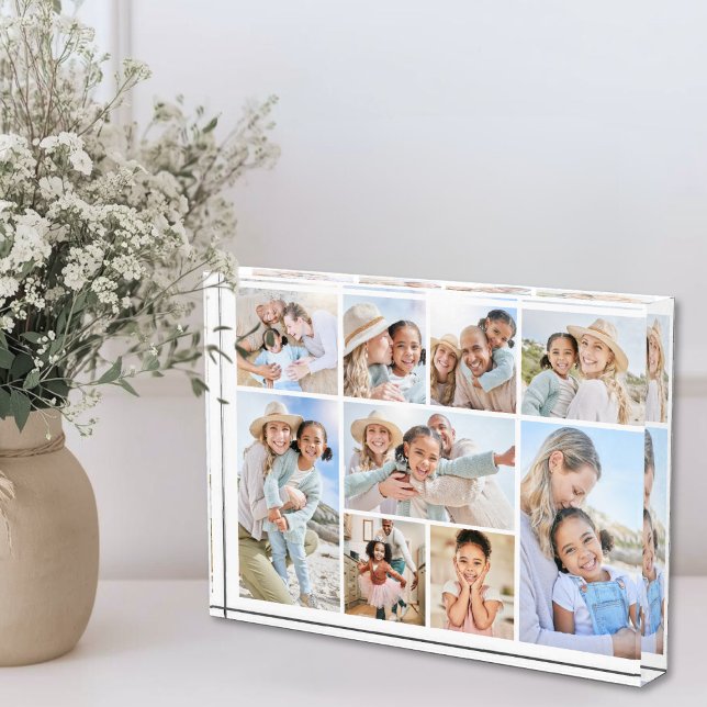 Simple Custom Family Photo Collage Block (Simple Custom Family Photo Collage Block)
