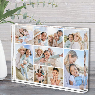 Simple Custom Family Photo Collage Block