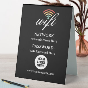 Simple Custom Guest Wifi Password Network Plastic