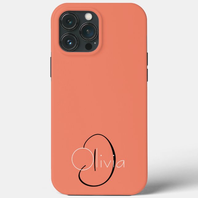Simple Custom Initials  Case-Mate iPhone Case (Back)