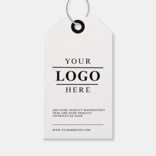 Simple Custom Logo Clothing Hang Price Tag