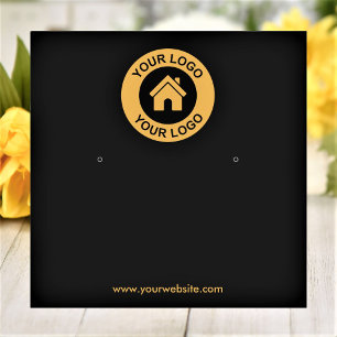 Simple Custom Logo Earring Jewellery Display Card