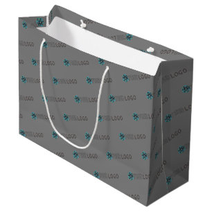 Simple Custom Logo Shopping Business Shopping Large Gift Bag