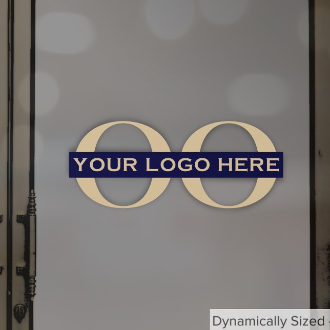 Simple Custom Logo Window Cling (Creator Uploaded)