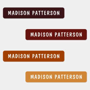 Simple Custom Modern Personalised Name Clothing
