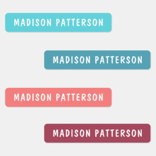 Simple Custom Modern Personalised Name Clothing