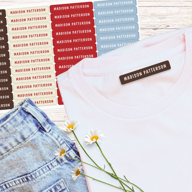 Simple Custom Modern Personalised Name Clothing (Creator Uploaded)