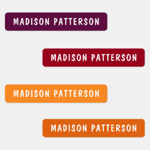 Simple Custom Modern Personalised Name Clothing