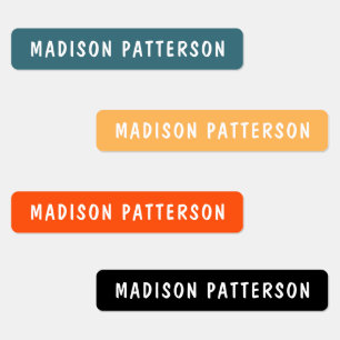 Simple Custom Modern Personalised Name Clothing