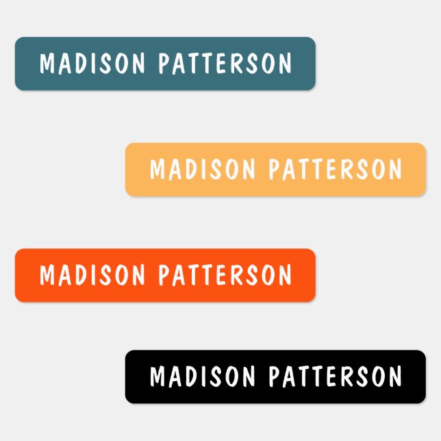 Simple Custom Modern Personalised Name Clothing (Group)