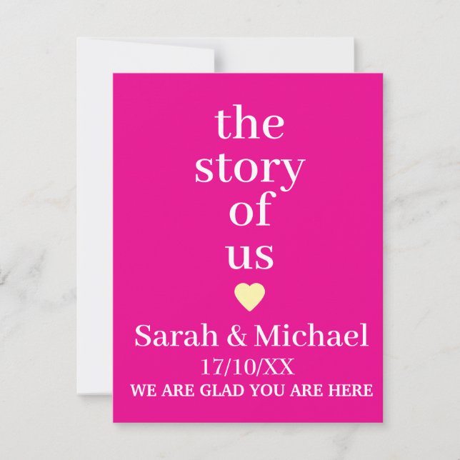 SIMPLE CUSTOM NAME & TEXT MODERN WEDDING THANK YOU CARD (Front)