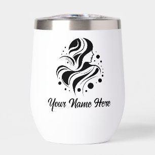 Simple Custom Personalise Logo Water Bottle 
