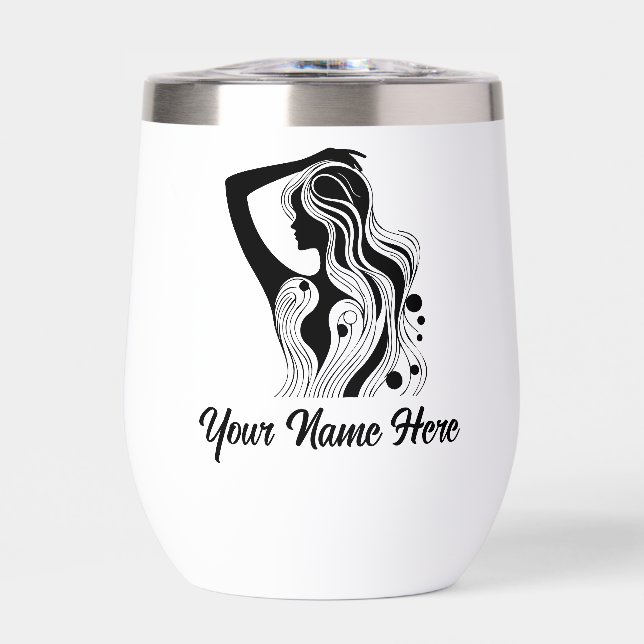 Simple Custom Personalise Logo Water Bottle  (Front)