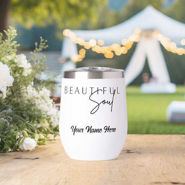 Simple Custom Personalise Logo Water Bottle  (Wedding (Rotated))